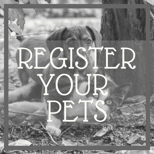 Register Your Pets